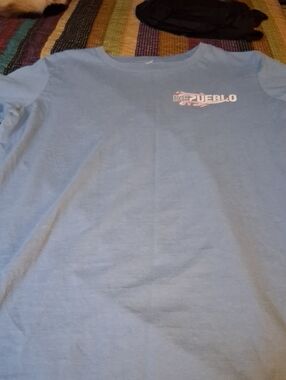 Women's Short Sleeve Tee in Light Blue